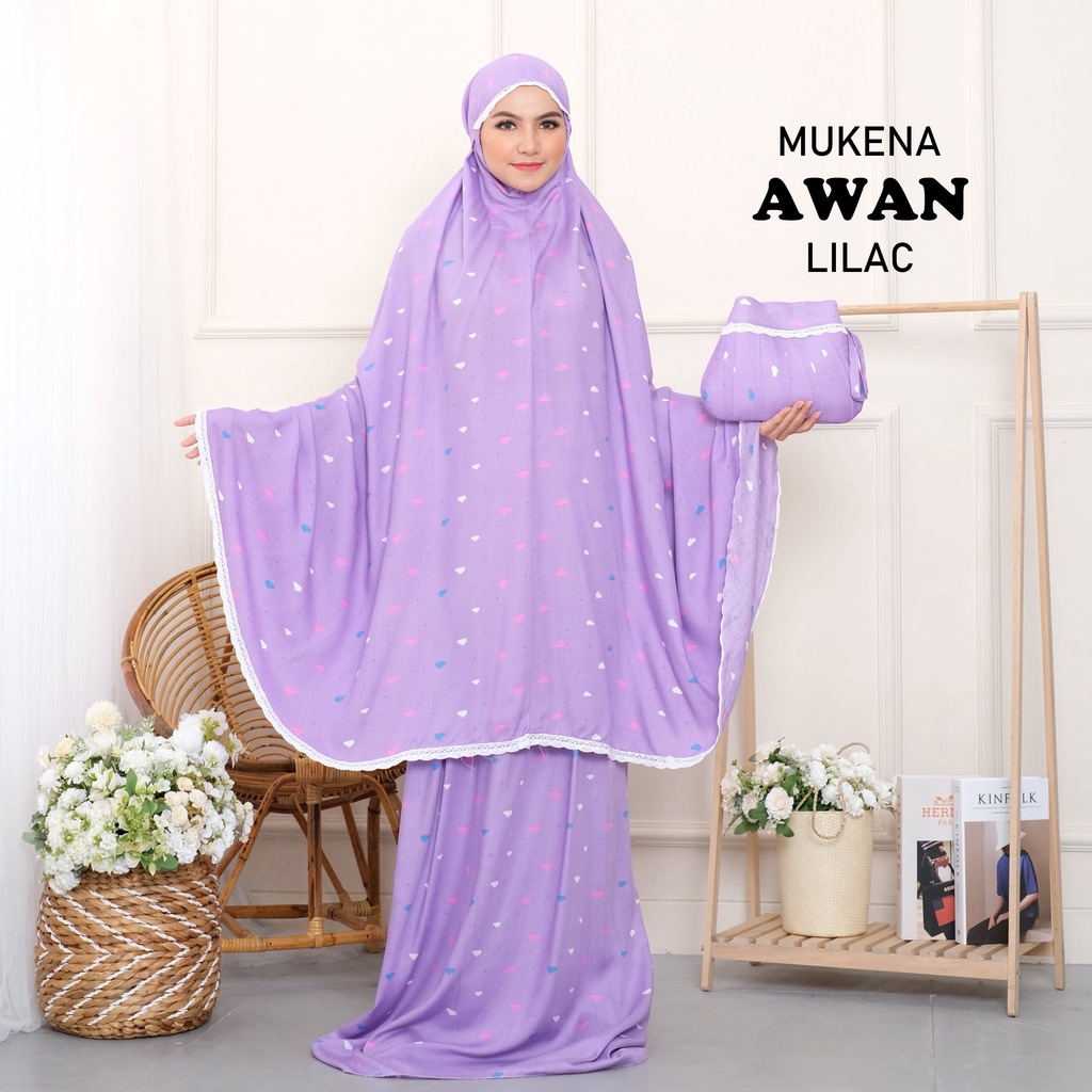 Mukena Rayon Dewasa Awan