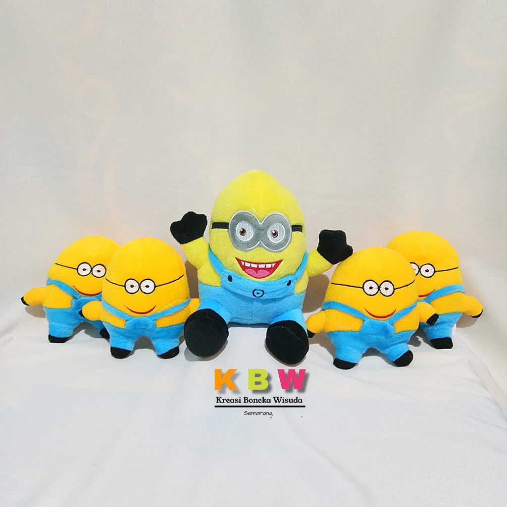 Boneka minion Beranak isi 5 boneka familly b karakter boneka karakter kartun lucu karakter