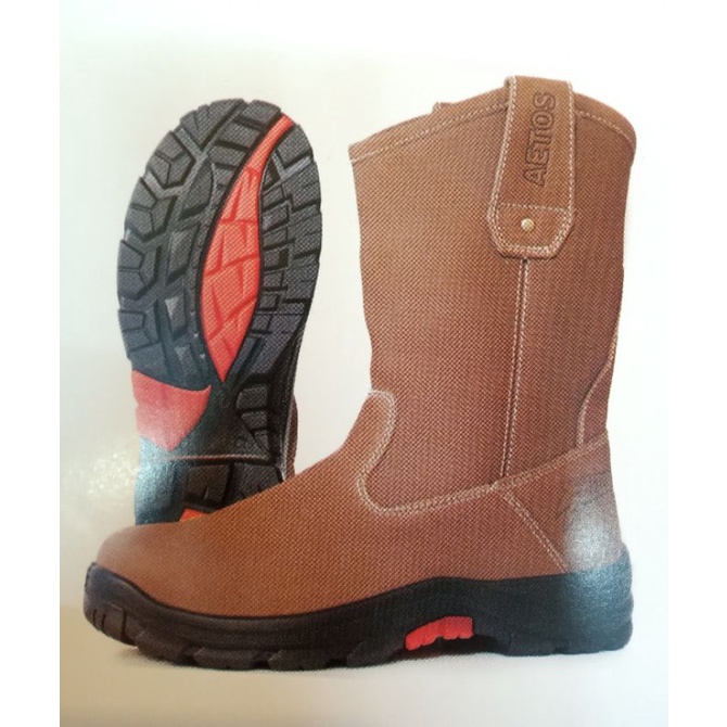 Sepatu Safety Aetos Lithium Mocca