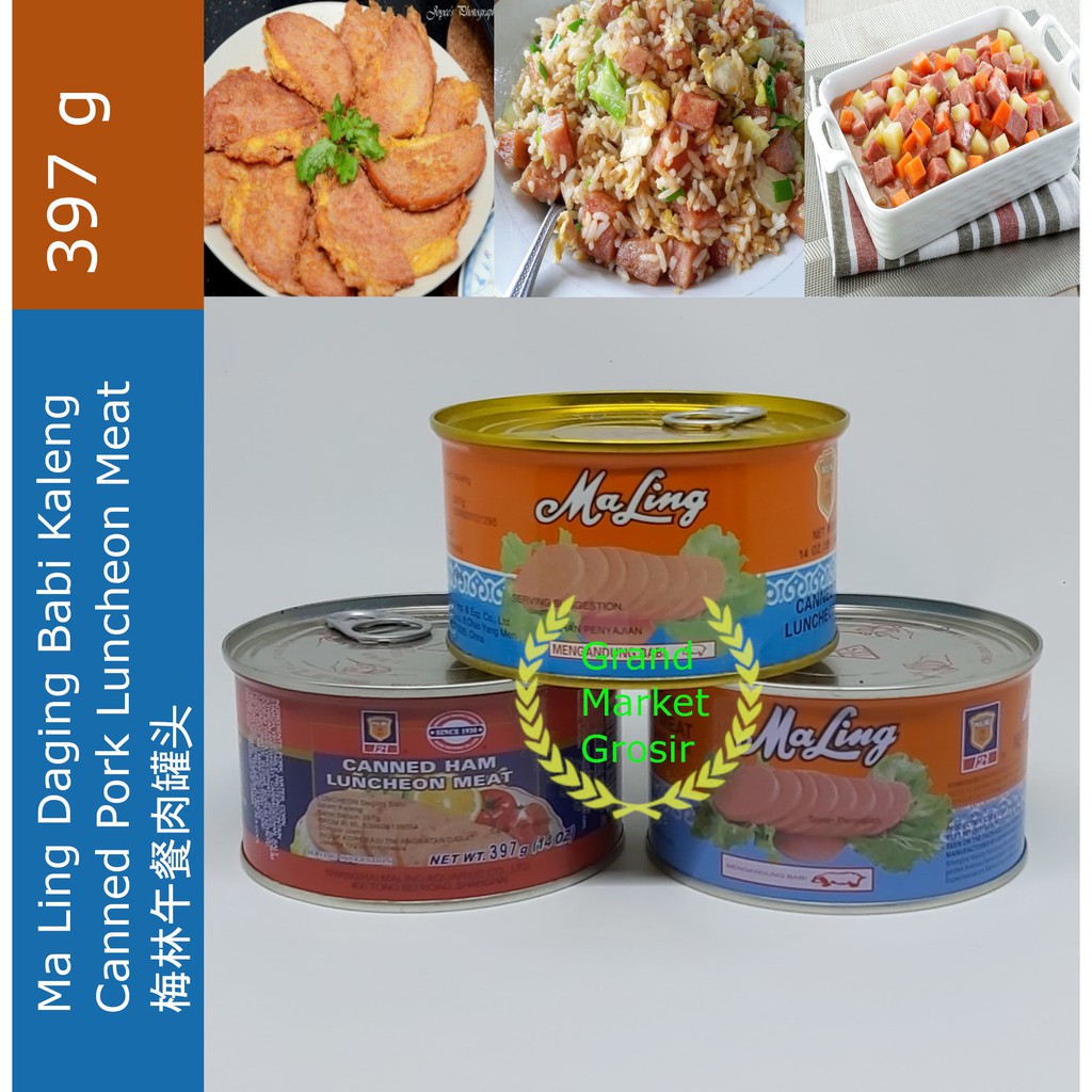 

Ma Ling Daging Babi Kaleng Luncheon Meat