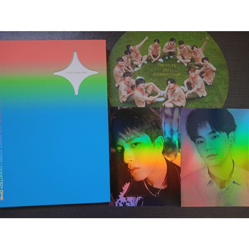 album only treasure handfan summercamp postcard hyunsuk junghwan hmv bookmark