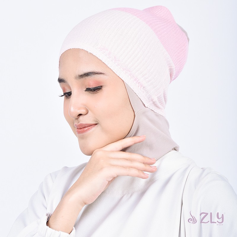 Ciput Bandana | Bando Hijab Anti Pusing Nyaman Adem Rajut Premium ZLY Hijab Pink