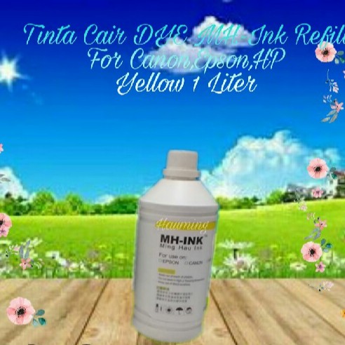 Tinta Cair Refill DYE MH-Ink Korea Canon Epson HP INKJET Yellow 1 Liter High Quality