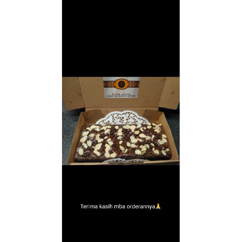 

Brownies Fudgy Mix Almond