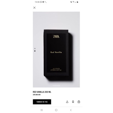 parfum zara red vanila
