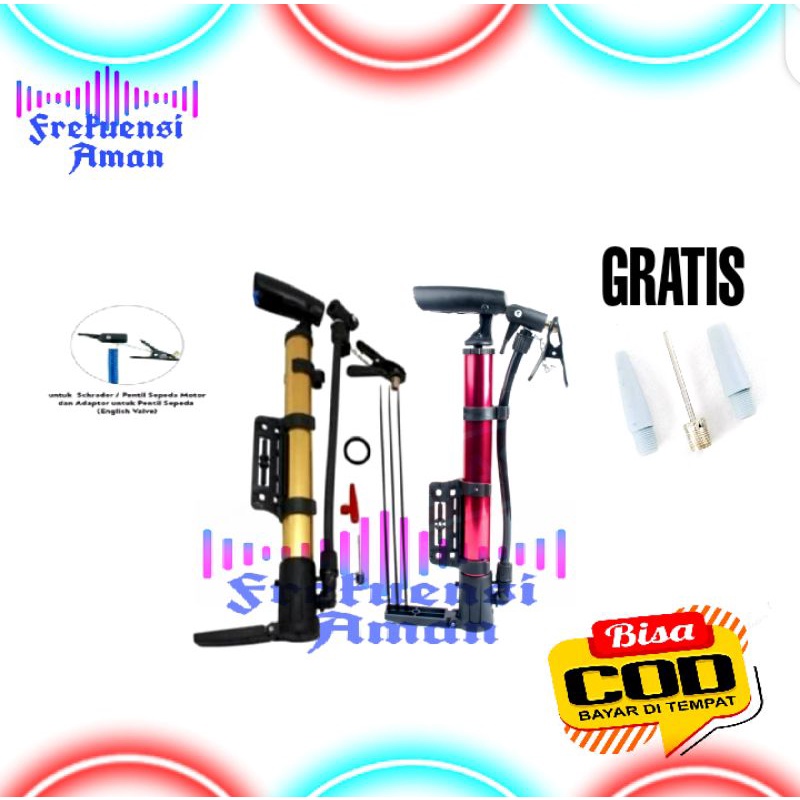 Pompa Sepeda Dan Motor Kenmaster Pompa Pendek Mini Manual Pump