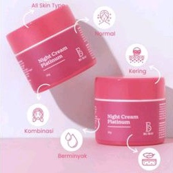 BG night cream luxury platinum brightening acne blemish ultimate ( beauty glow )