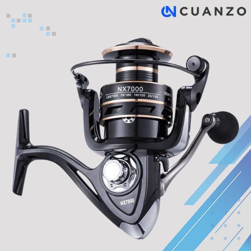 NX4000 Metal Reel Pancing Spinning Fishing Reel 4.7:1 /  Rell Reel Rel Ril Riil Rill Gulungan Penggulung Kerek Kerekan Katrol Senar Pancing Pancingan Ikan Mas Udang Galatama Casting Tegek Tegeg Power Handle Laut Mini Anti Karat Murah Kuat Metal Alumunium