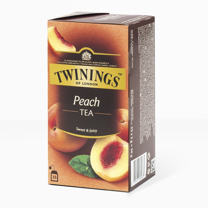 

[ORIGINAL] Twinings Peach Black Tea - Teh Celup 25pcs