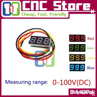 [DSP-0034M] 0.28 Inch 2.5V-30V Mini Digital Voltmeter MERAH 0,28