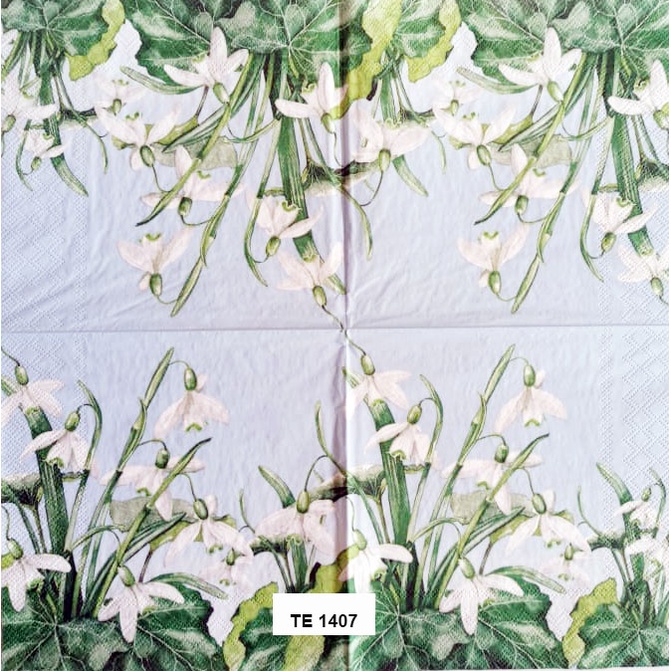 Tisu Napkin Kerajinan  Decoupage  Eropah  33X33 CM TE 1407 TTS