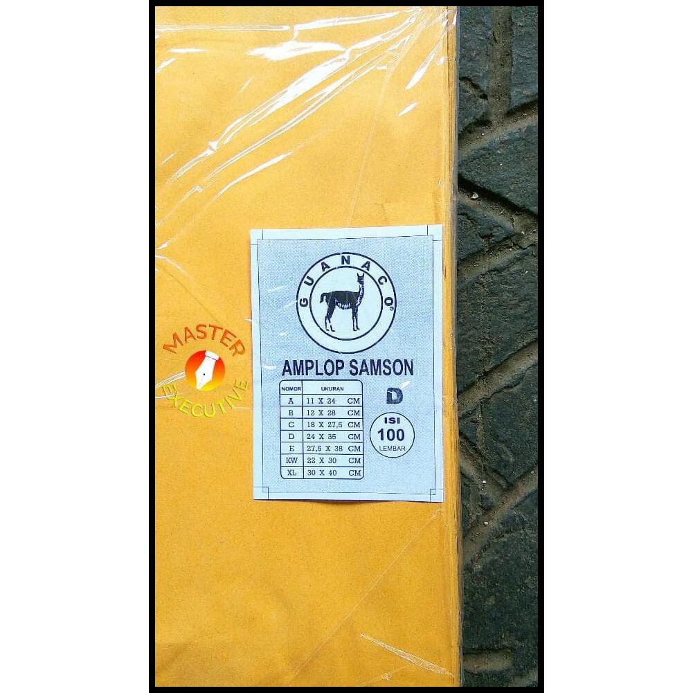 

(Murah!!) Guanaco Amplop D Samson Coklat - 24 X 35 Cm - Folio