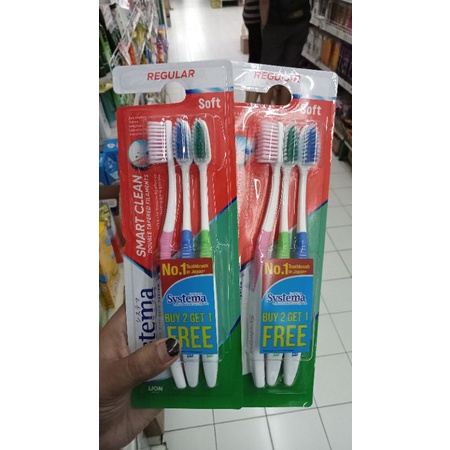 Systema smart clean sigle & kemasan pack isi 3