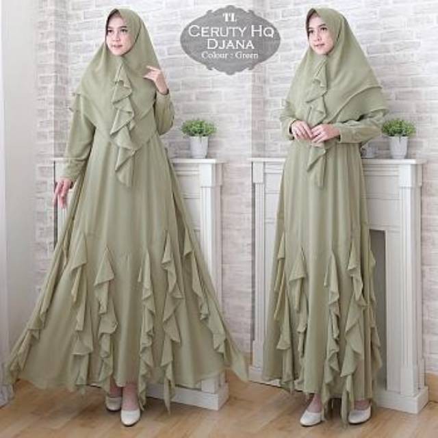 TOKE BAJU Syar'i Ceruty Djana/Gamis Murah