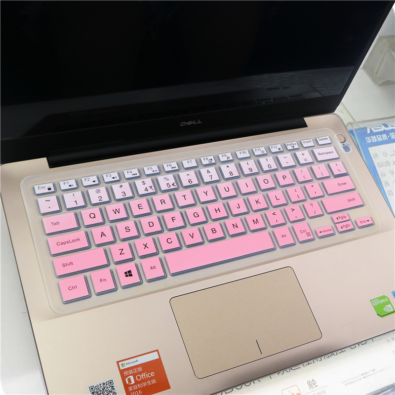 Skin Silikon Cover Pelindung Keyboard Laptop 14 &quot;Untuk Dell Latitude 3400 3460 3480 3490 5000 5481 7000 7482