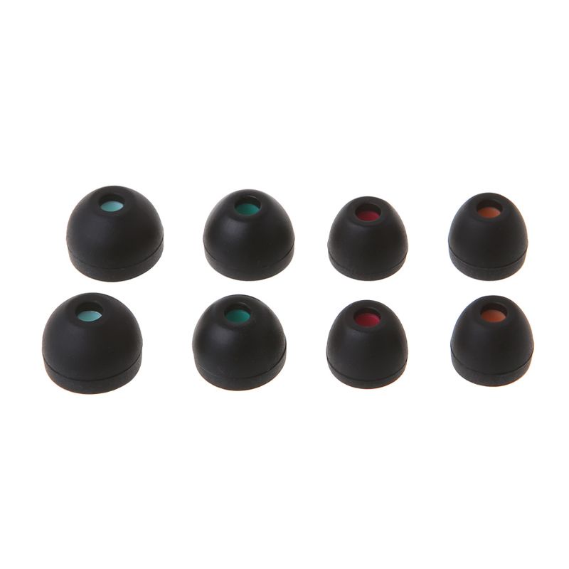 btsg 4 Pairs(XS/S/M/L) Soft Silicone Ear Pads Earphone Eartips Suit for 90% In-ear Earbuds Cover Accessories for Sony Headphone