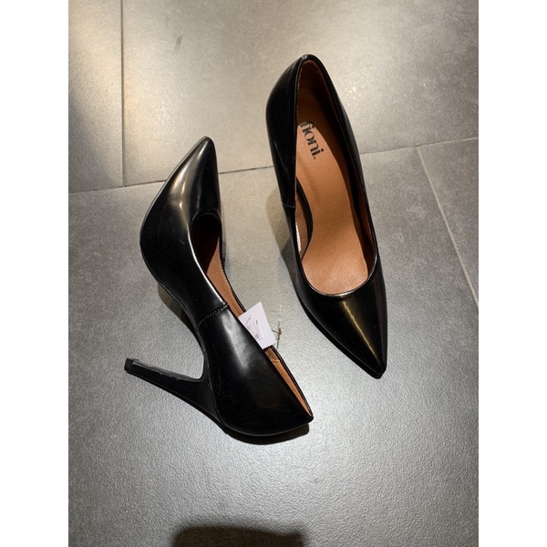 Fioni Habit Black payless heels 10 cm