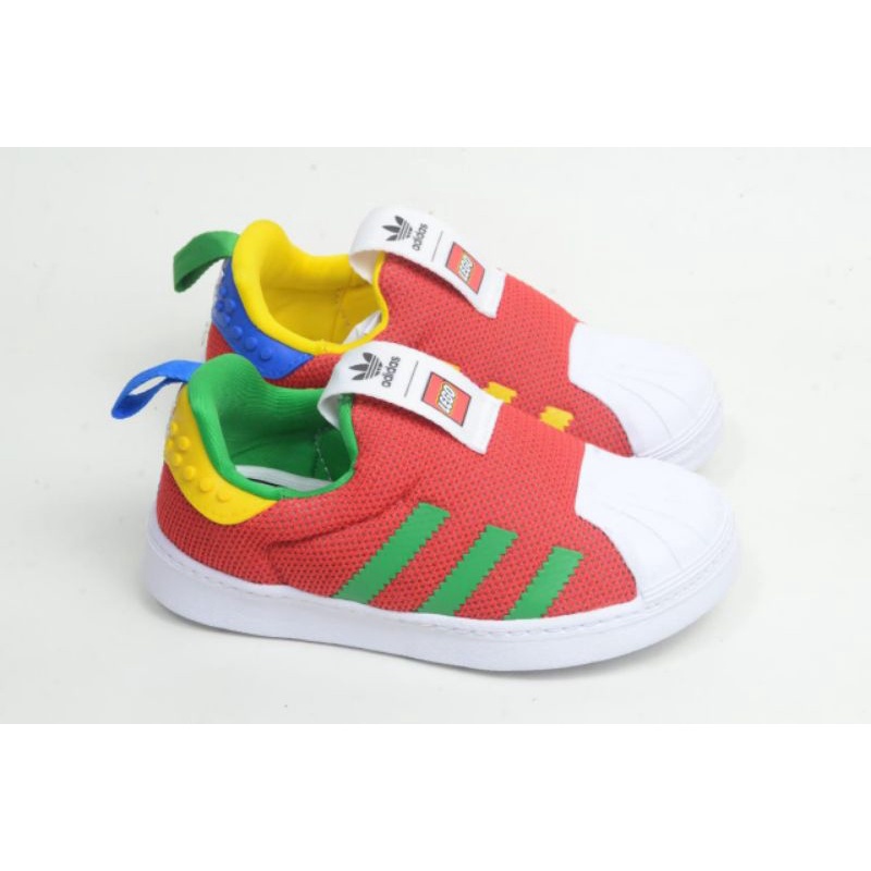 Original 100% Authentic Adidas Superstar 360 Kids Lego