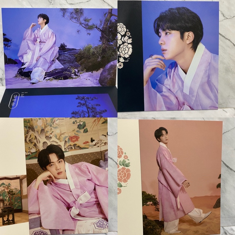 READY BTS Dalmajung Postcard Official Posca pc jin seokjin