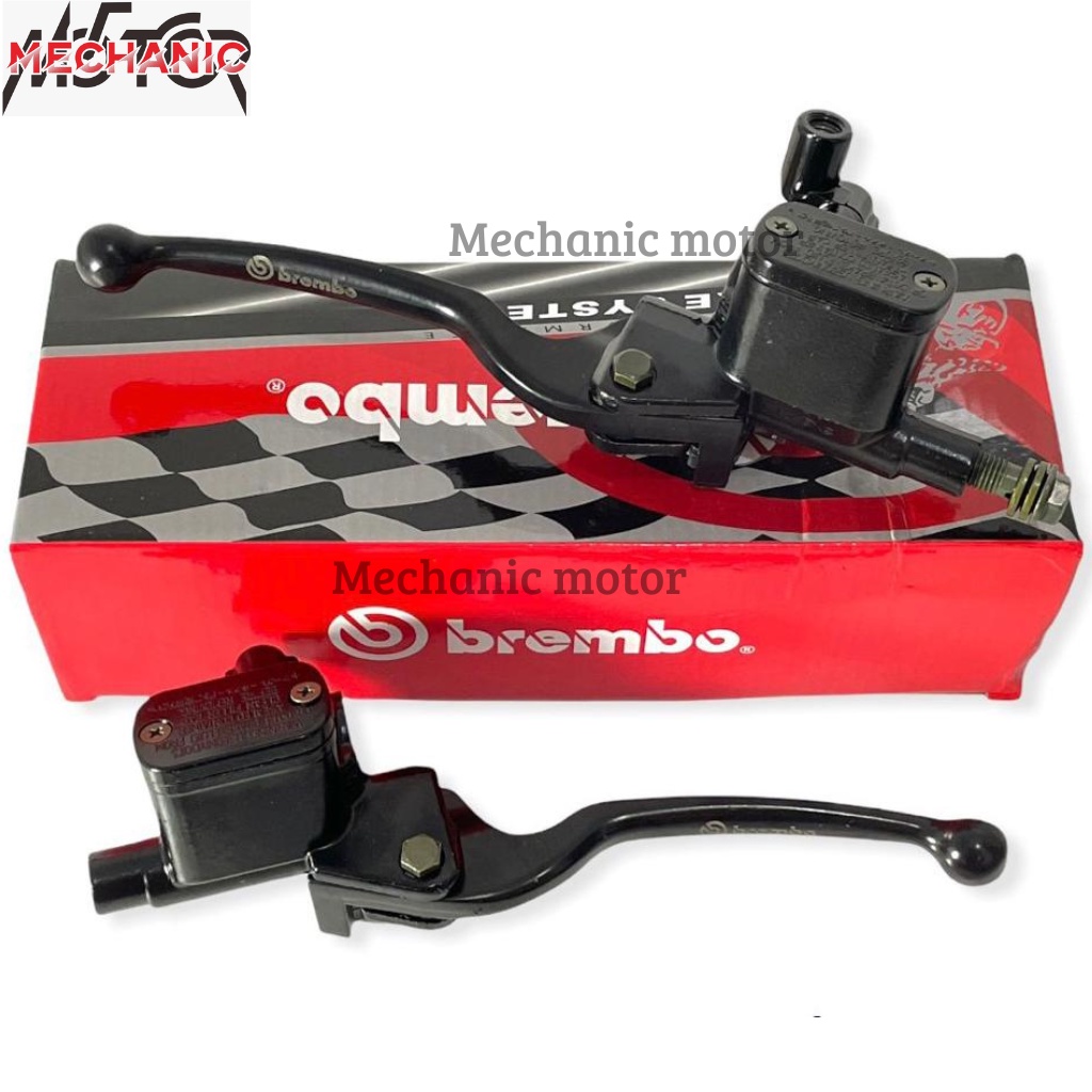 SET HANDLE MASTER REM STANDAR HITAM NMAX BREMBO KANAN KIRI UNIVERSAL HANDLE MASTER REM NMAX STANDAR
