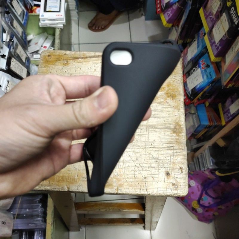 IPHONE 4 / IPHONE 4G / IPHONE 4S bumper slide hard case mirror dan karet / softcase full hitam