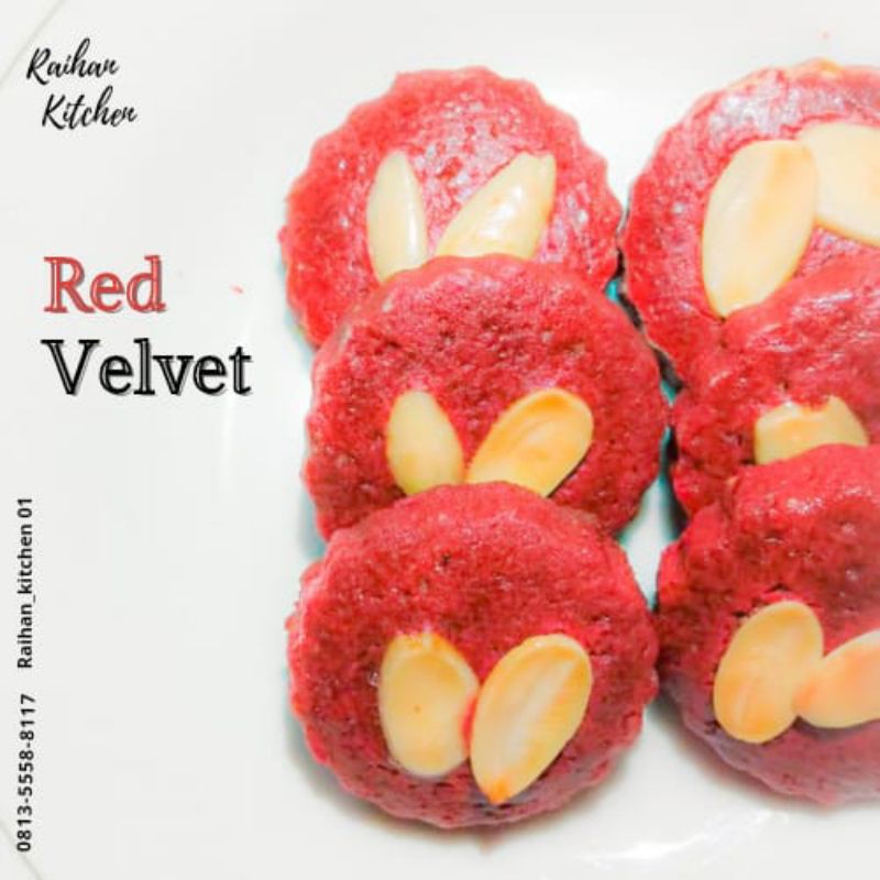 

COOKIES REDVELVET ENAK KUE KERING RASA REDVELVET