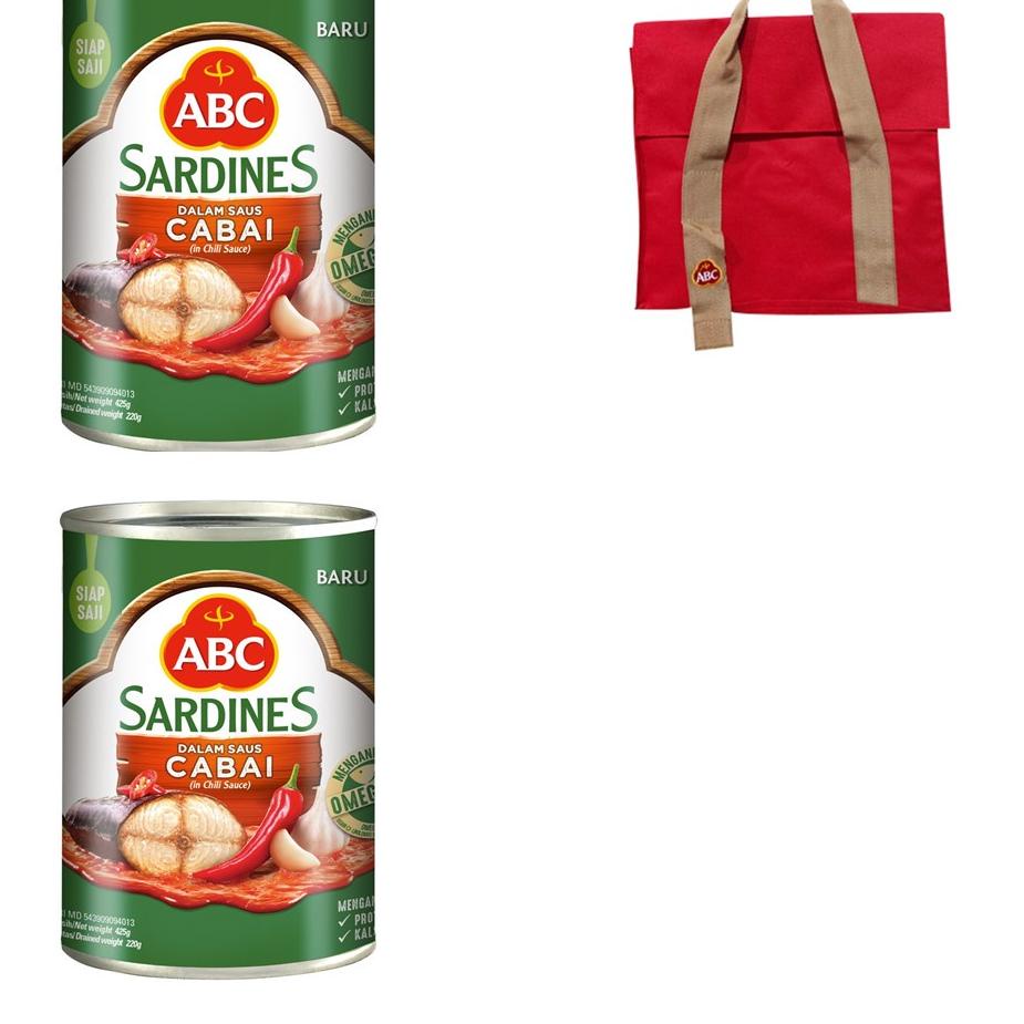 

Telah Hadir Paket ABC Sarden Saus Cabai 425 g free ABC Bag Multi Purpose SJ'
