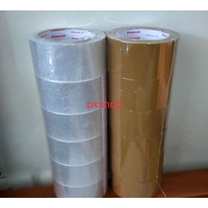 

Lakban Bening/Coklat 2" x 100 Yard Printech