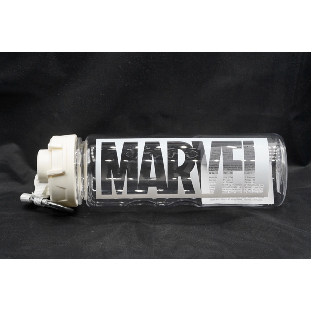 Tumbler Botol Minum Marvel Miniso with Carabiner - Limited Edition - Putih White