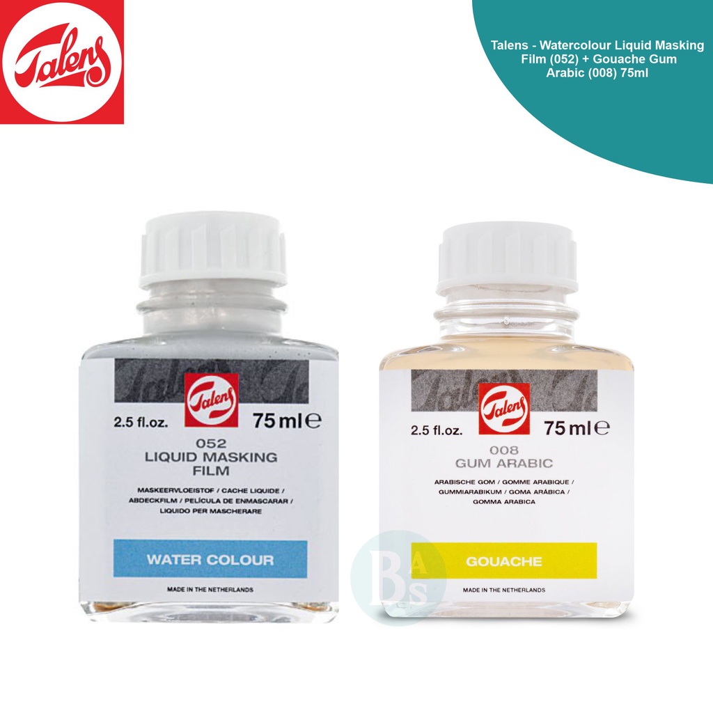 

Talens - Watercolour - Liquid Masking Film (052) / Gum Arabic (008) 75ml