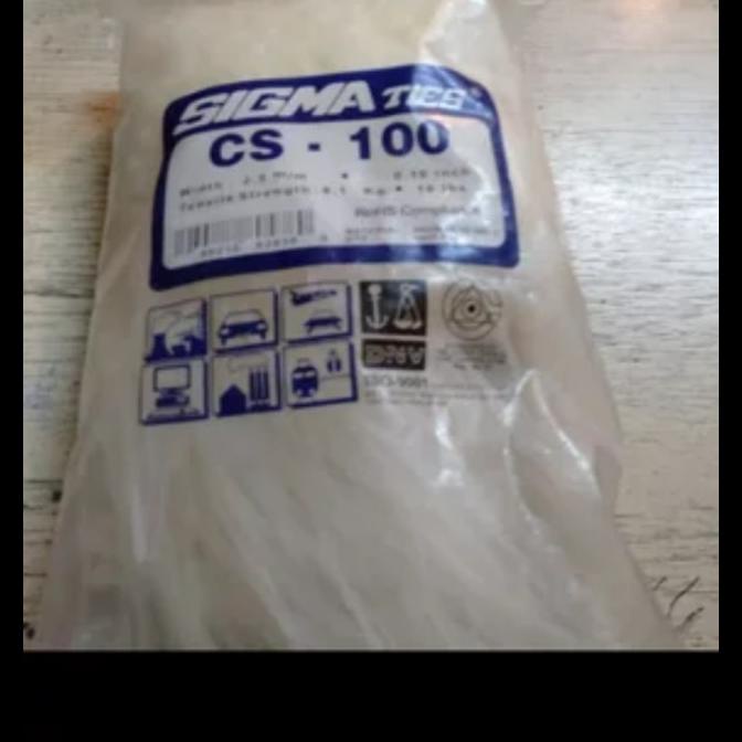 

TERLARIS KABEL TIES 10CM ISI 1000 PCS HITAM/PUTIH MERK SIGMA ORIGINAL
