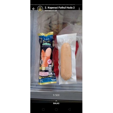 

Frozen food kanzler sosis single original