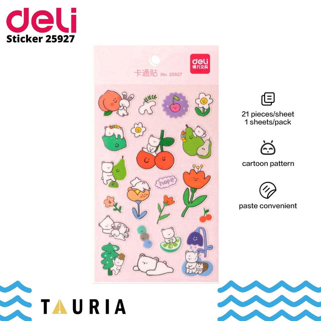 

STIKER / STICKER KARTUN FANCY LUCU DELI 25927