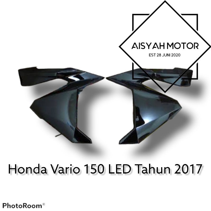 Bodi Halus Honda Vario 150 LED Warna Hitam Tahun 2017