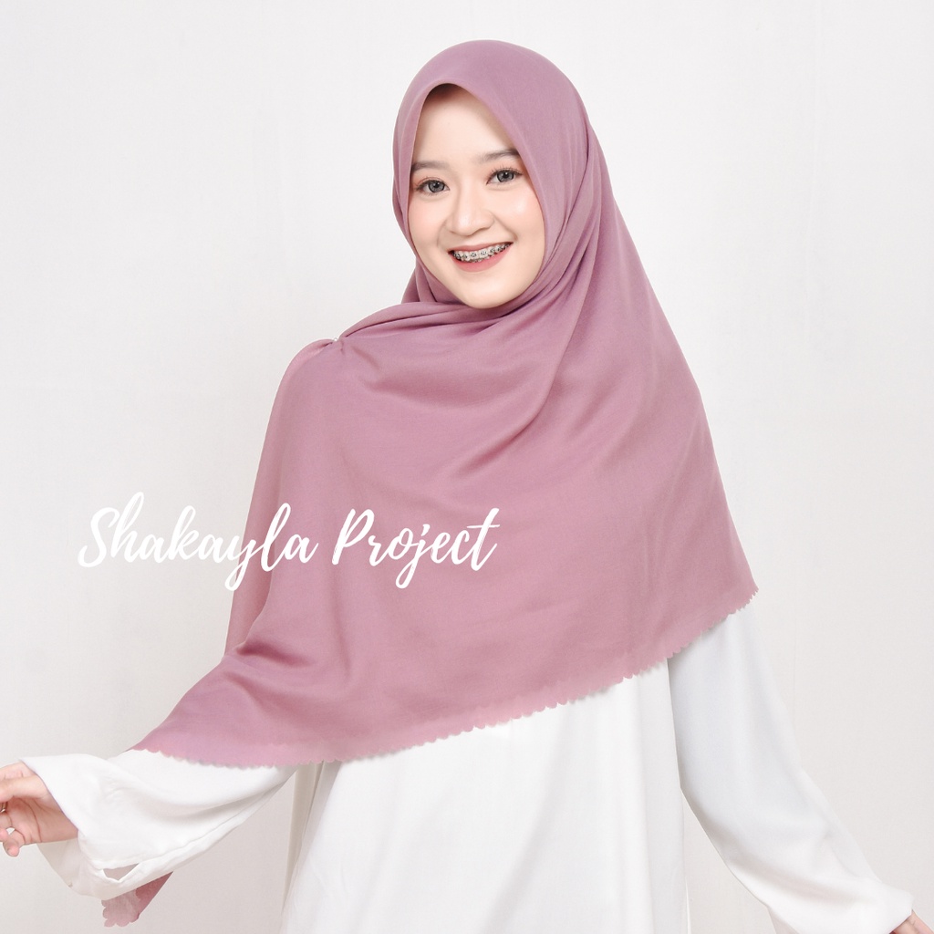 Hijab Segiempat Voal Syari (Jumbo) 130*130 cm