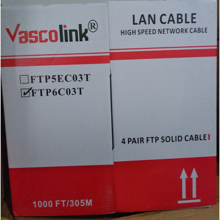 Vascolink FTP cat 6 / vascolink STP cat 6