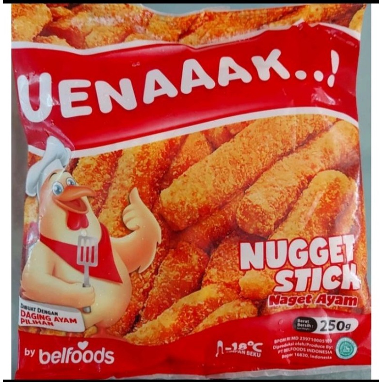 

Belfoods uenaak nuget stick 250gr