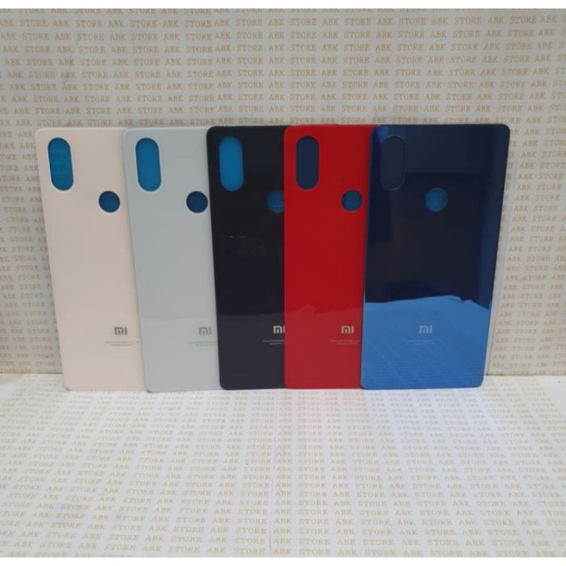 BACKDOOR BACK COVER KESING CASING HOUSING XIAOMI MI8 SE TUTUP BELAKANG BAHAN KACA ORIGINAL