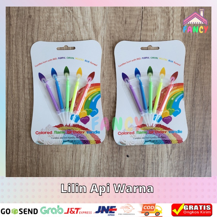 Lilin Colour Flame / Lilin Api Warna/ Lilin Ultah Warna / Lilin Warna