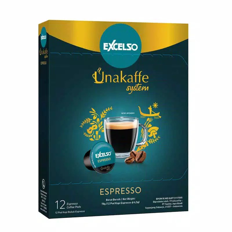 

Excelso Unakaffe Espresso Box Kopi Kapsul