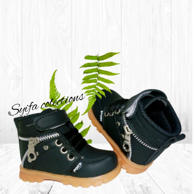 SEPATU ANAK LAKi LAKi MODEL BOT DOCMART USIA 1/7 TAHUN