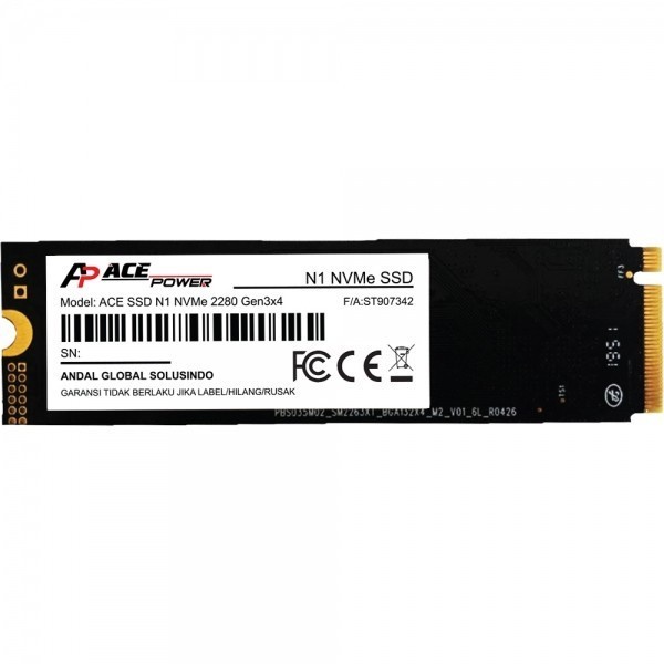 SSD Ace Power N1 256GB M.2 2280 PCIe Gen3 x4 NVMe