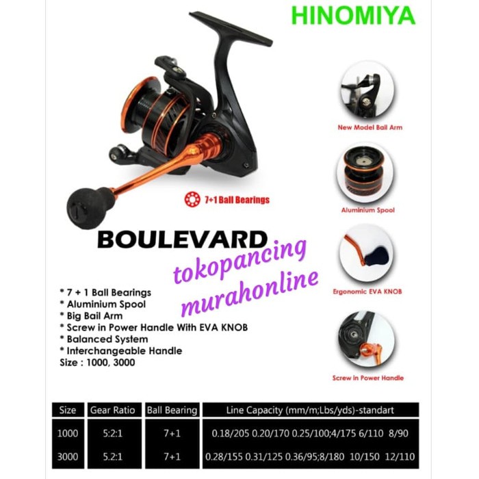 REEL HINOMIYA BOULEVARD 1000 Power Handle