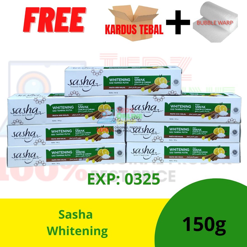 Sasha Pasta Gigi Whitening 150g