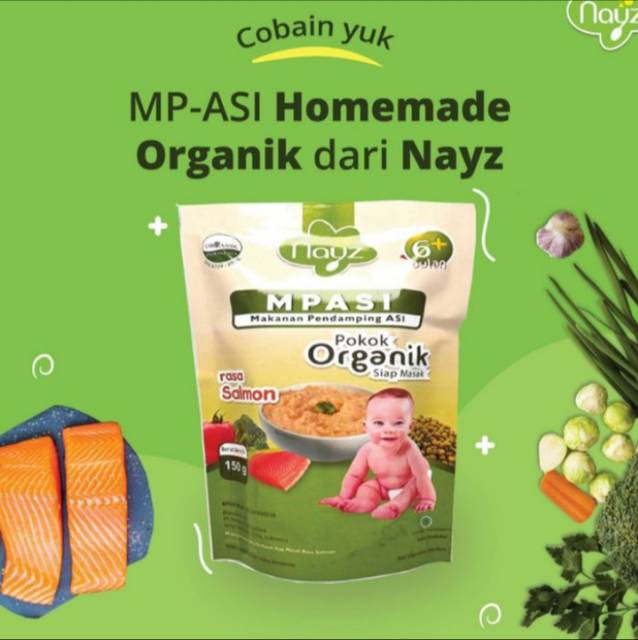 NAYZ MPASI Homemade  Organik Bubur Bayi Non Instant Homemade Organic