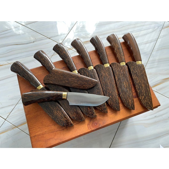 Pisau Seset Kulit - Pisau Seset Pisau Skinner Pisau Dapur Baja Per Tajam - Vivistecolection