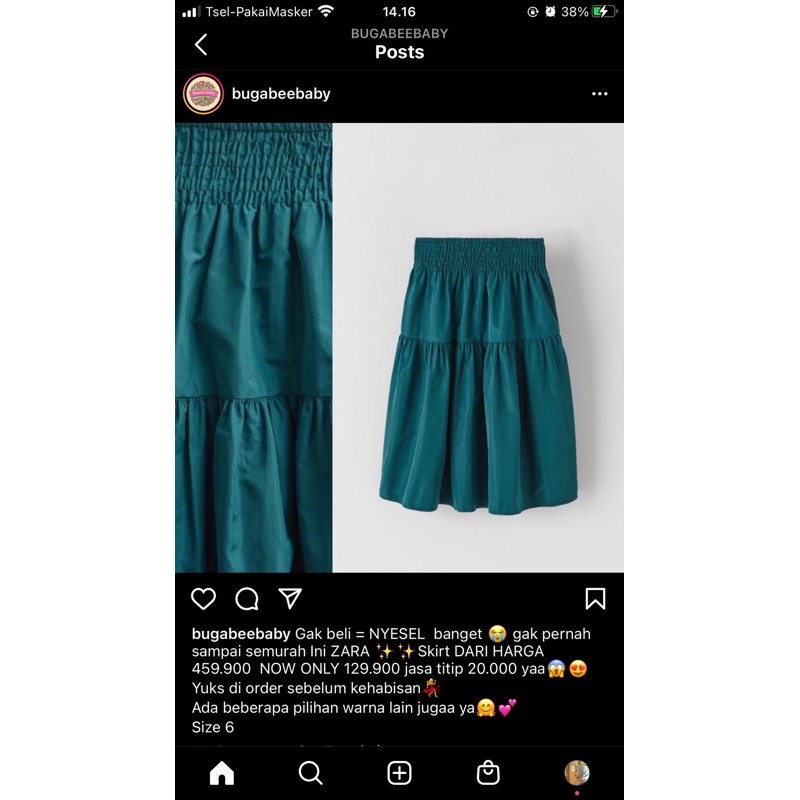 zara sale girl flare skirt