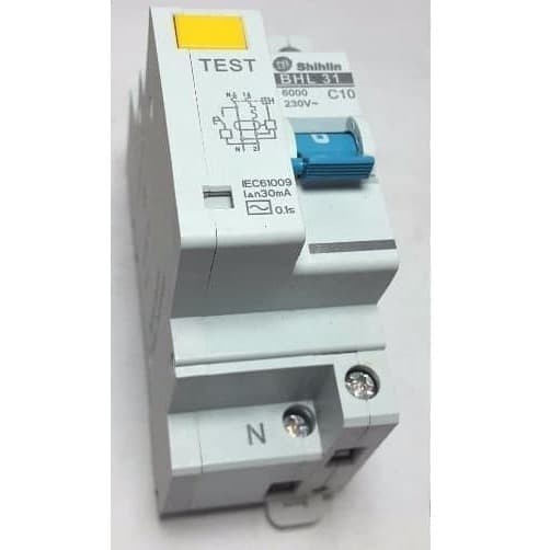 ELCB/RCCB SHIHLIN 1P+N 16A 30mA