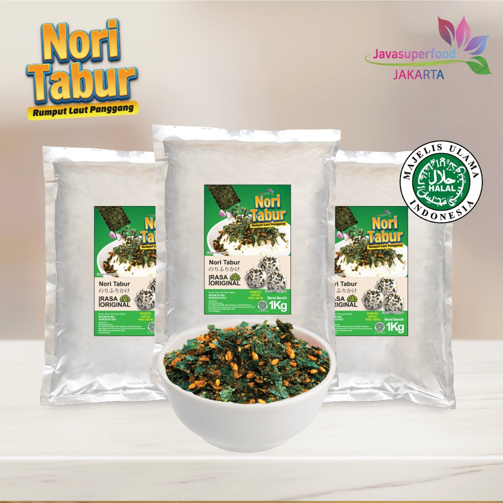 Nori Tabur Rumput Laut Panggang Original 1Kg