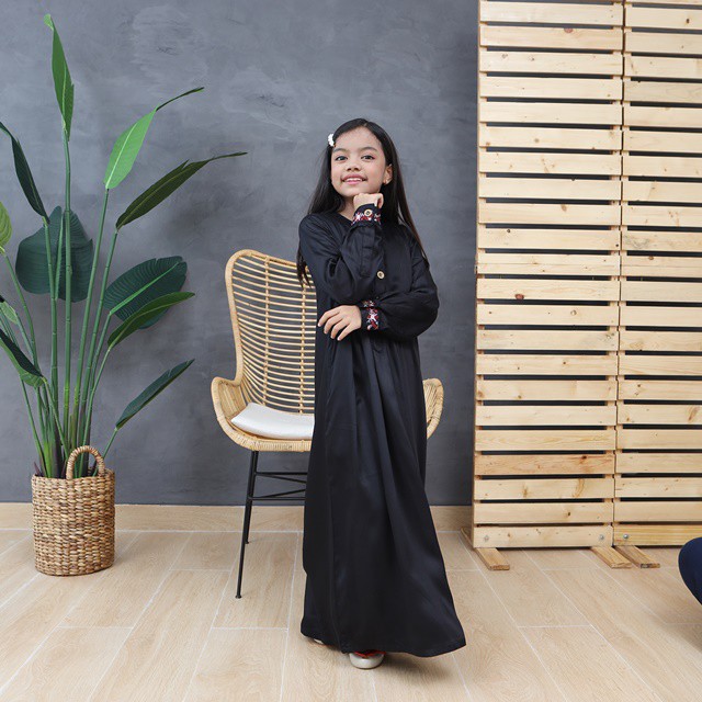 AYASOFYA BORDIR SERIES KID by Hagia Indonesia @hagia_id / GAMIS bahan rayon silk